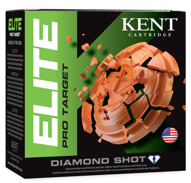 Kent Cartridge E12T2875 Elite Pro Target 12 Gauge 2.75 in 1 oz 7.5 Shot 25 Per Box/ 10 Cs