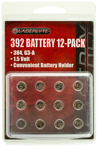 LaserLyte BAT392 392 1.5V (384,G3-A) 12 Pack