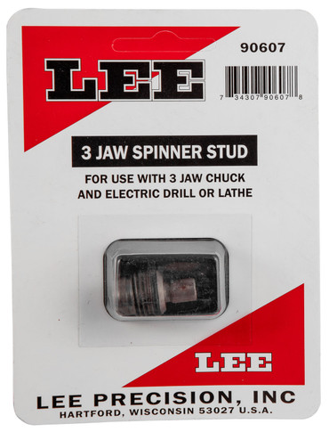 Lee 90607 Universal Case Spinner Stud 1 25 ACP - Largest Belted Magnums Universal
