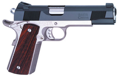 Les Baer 1911 Concept IV LBCIV45, .45 ACP, 5 in BBL, Prem Chk Cocobolo Grips, Two-Tone Finish, 8 Rds