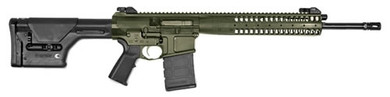 LWRC REPR Gas Piston Rifle REPR7ODG20, 7.62 Nato/.308 Win, 20 in Heavy BBL,Magpul PRS Stock, Folding BUIS Sights, Geissele Trigger, 2-Pos Gas Block, OD Green Finish, 20 Rd