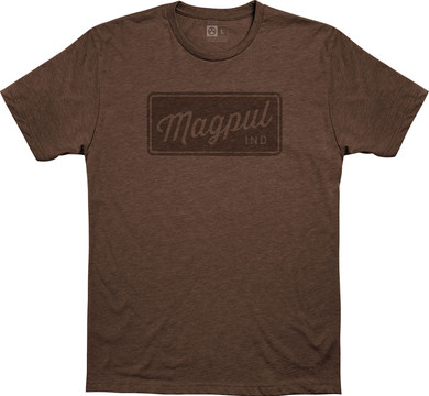 Magpul MAG1116-203-L Rover Block T-Shirts Brown Heather Large Short Sleeve