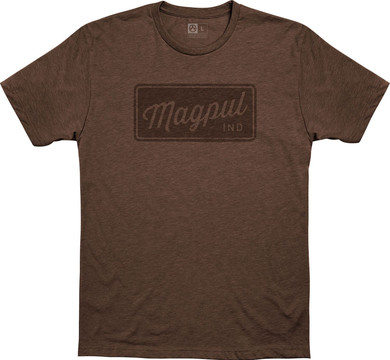 Magpul MAG1116-203-M Rover Block T-Shirts Brown Heather Medium Short Sleeve