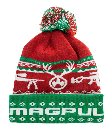 Magpul MAG1154-967 Ugly Christmas Beanie Red/White/Green Acrylic/Lycra OSFA