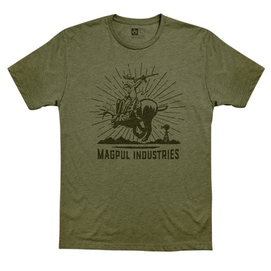 Magpul MAG1173-318-2XL Jackalope Rodeo T-Shirt Olive 2XL Short Sleeve Magpul MAG1173-318-2XL Jackalope Rodeo T-Shirt Olive 2XL Short Sleeve