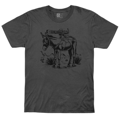 Magpul MAG1190-010-M Burro T-Shirt Charcoal Gray Medium Short Sleeve