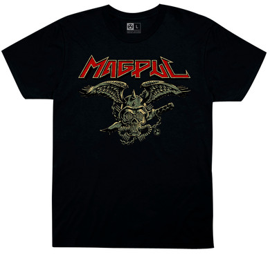 Magpul MAG1220-001-3X Heavy Metal T-Shirt Black 3XL Short Sleeve