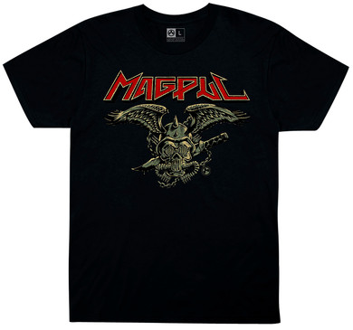Magpul MAG1220-001-S Heavy Metal T-Shirt Black Small Short Sleeve