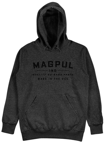 Magpul MAG1256-011-XL Go Bang Parts Charcoal Heather Long Sleeve XL