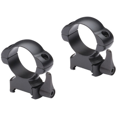 Nikko Stirling Diamond Steel Scope Rings 1 in Medium Quick Release NSMQR1WM