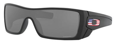 Oakley BATWOLF Batwolf Prizm Black Lens with Matte Black Frame & USA Flag for Adults