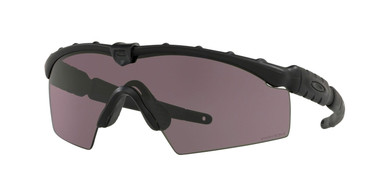 Oakley OO9213-0632 Ballistic M Frame 2.0 100% UV Rated, Anti-Fog Prizm Gray & Clear Lens with Matte Black Frame for Adults