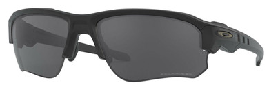 Oakley SPEEDJACKET Speed Jacket Polarized, High Definition Gray Lens with Matte Black Frame & Unobtainium Nose Piece for Adults
