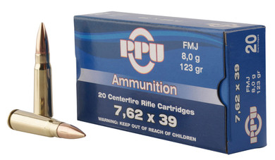 PPU Metric Rifle Ammunition 7.62x39mm | PP338H