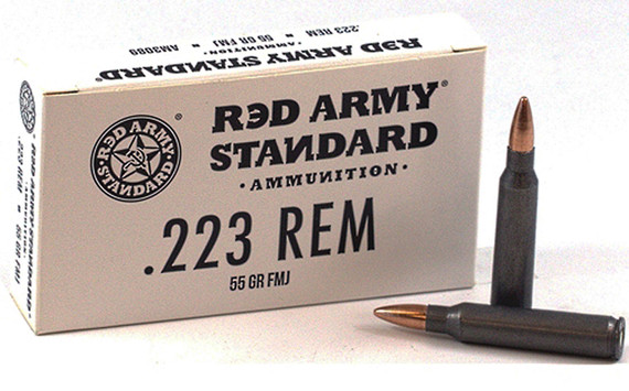 Red Army Standard AM3089 Red Army Standard 223 Rem 55 gr Full Metal Jacket 20 Bx/ 50 Cs