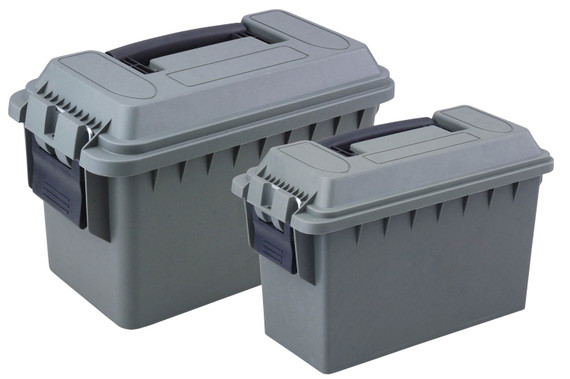 Reliant 10125 2-Piece Ammo Box 30 Cal 50 Cal Green Plastic
