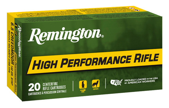 Remington Ammunition 27671 High Performance 6.5 Creedmoor 140 gr Hollow Point Boat-Tail (HPBT) 20 Bx/ 10 Cs