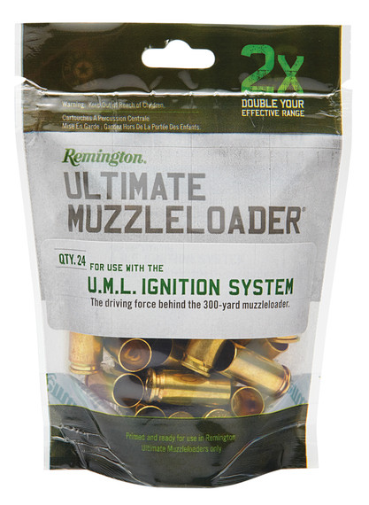 Remington Ammunition RPCUML Ultimate Muzzleloader 50 Cal Primed Brass