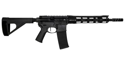 Rise Armament WM223BLK115P Watchman 223 Wylde 11.50 in 30+1 No Brace Polymer Grip