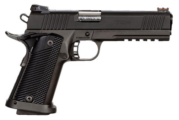 Rock Island 51947 TAC Ultra FS HC Combo Semi-Automatic 5 in 22 TCM/9mm Luger Black G10 Grip Black Parkerized