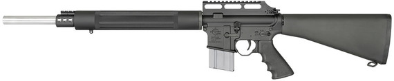 Rock River Arms LAR-15 A4 Varmint EOP Rifle AR1525, 223 Rem/5.62 NATO, 20 in BBL, Semi-Auto, Two Stage Trigger, Hogue Rubber Grips, A2 Buttstock, Black, 20 + 1 Rd
