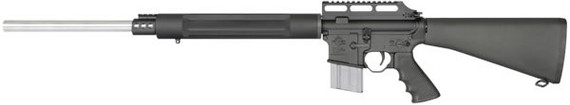 Rock River Arms LAR-15 Varmint EOP Rifle AR1555X, .223 Wylde/223 Rem/5.56 NATO, 24 in Stainless BBL w/1:8 Twist, Semi-Auto, Fixed Blk A2 Stock, Blk Finish, Two Stage Trigger, 20+1 Rds