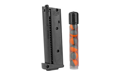 Sabre Pepper Launcher SPOCPMAG-01, SL7 Mag + 7 Live Projectiles, Black/Red SPOCPMAG-01