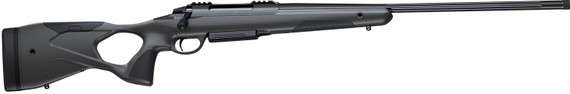 Sako JRS20H331 S20 Hunter 300 Win Mag 3+1 Cap 24.33 in Tungsten Gray Cerakote Rec Black Adjustable Thumbhole with Aluminum Chassis Stock Right Hand (Full Size)