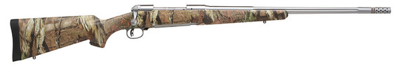 Savage Model 116 Bear Hunter Rifle 19151, 300 Winchester, 23 in, Bolt Action, Camo Syn Stock, Mt Stainless Finish, 3 + 1 Rds