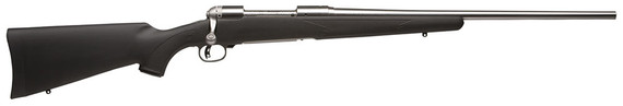 Savage Model 16FCSS Weather Warrior Rifle 17780, 270 WSM, Bolt Action, 24 in, Black Syn Stock, Stainless Finish, 2 + 1 Rd, DBM