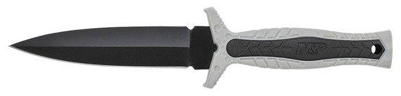 Schrade SWMPF3G M&P Knife 4.57 in 8Cr13MoV Stainless Steel Spear Point Grey Rubber