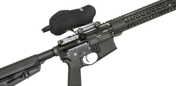 Scopecoat 12HE53BK Holographic/Electronic Scope Cover Black Neoprene/Nylon Laminate Size 53 Slip On Fits Leupold DVO