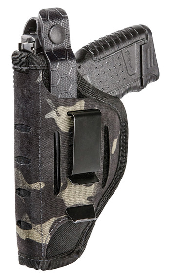 Sentry 35AH07BK Nylon IWB/OWB Black Nylon Belt Clip/Belt Slide Fits Large Semi-Auto Fits 4.50-5 in Barrel Ambidextrous