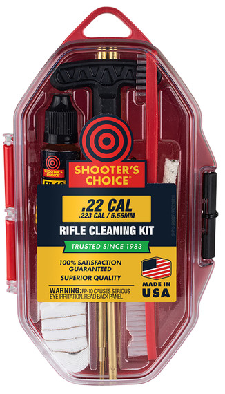 Shooters Choice SRS22 Cleaning Kit 5.56mm/22 Cal/223 Cal Firearm Type Rifle Nylon Bristle