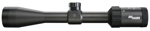 Sig Sauer Electro-Optics SOW33005 Whiskey3 3-9x 40mm Obj 11.3-33.9 ft @ 100 yds FOV 1 in Tube Dia Black Quadplex