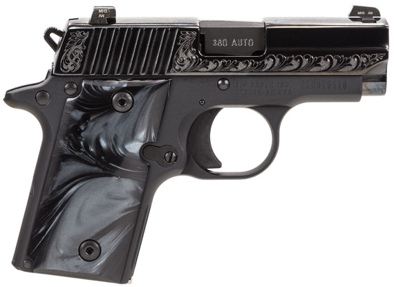 Sig Sauer P238 Black Pearl Micro-Compact Pistol | 238-380-ESB