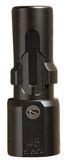 SilencerCo 3-Lug Muzzle Device 45 ACP 9/16 in-24 Threads Black