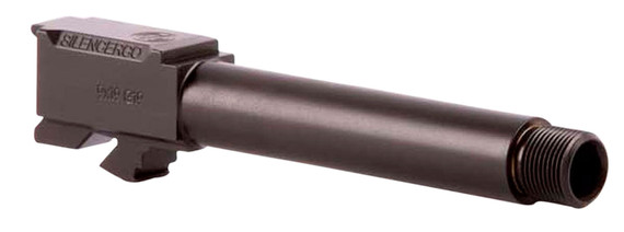 SilencerCo AC864 Threaded Barrel Glock 17 Compatible 9mm 4.48 in Black