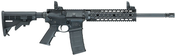 Smith & Wesson M&P 15T Rifle 811041, 223 Rem/5.56 NATO, 16 in, Semi-Auto, 6 Pt Collapsible Stock, Black Finish, 30 + 1 Rd