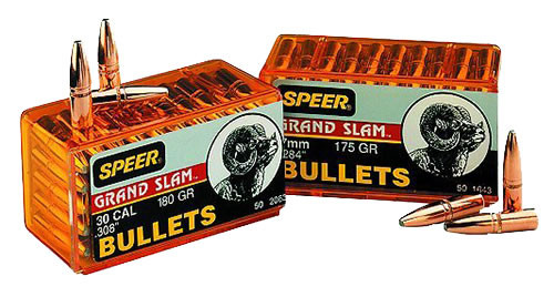 Speer 2473 375 Cal 285 Grain Grand Slam Protected Point 50/Box, (Not Loaded)