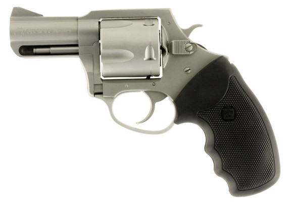 Charter Arms 74520 Pitbull 45 ACP 5rd, 2.50 in Matte Stainless Steel Barrel, Cylinder & Frame, Standard Hammer, Finger Grooved Black Rubber Grip , Revolver
