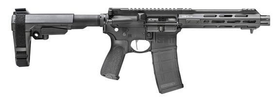 Springfield Armory STV975556B-SBA3 Saint Victor Pistol 5.56 NATO 7.50 in 30+1 Black Hard Coat Anodized, Black Bravo Mod3 5 Position No Brace