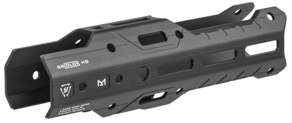 Strike GRIDLOKHG85 GridLok Handguard 8.50 in AR-Platform Black Anodized Aluminum (No Sights) MLOK