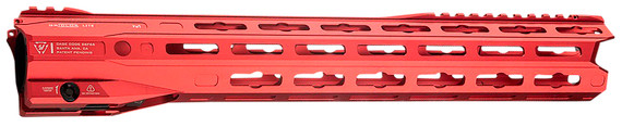 Strike Industries GRIDLOK-LITE-15-RED GridLok Lite with Quick Rail Detach System 15 inL 1.57 inD M-LOK Red Aluminum for AR-15