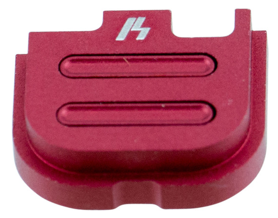 Strike SIGSPG43V2RE Glock 43 V2 Slide Cover Plate Aluminum Red
