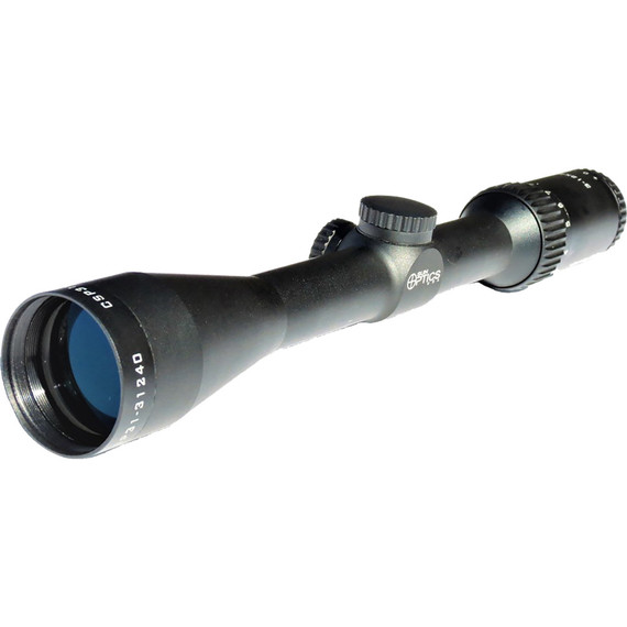 Sun Optics Hunter Plus II Rifle Scope 3-12X40 HP BDC Low Profile Turrets CS31-31240