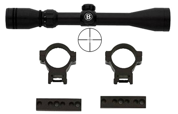 T/C Accessories 9948 Multi-X 3-9x 40mm Obj 36-12.25 ft @100 yds FOV 1 in Tube Black Multi-X
