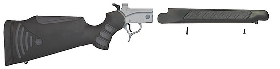 T/C Arms 08151870 Encore Pro Hunter Rifle Frame Multi-Caliber Pro Hunter Stainless Steel, Black Flextech Stock