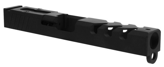 TacFire GLKSL17 Replacement Slide RMR Cut with Cover Plates Black for Glock 17,22,31 Gen3, P80