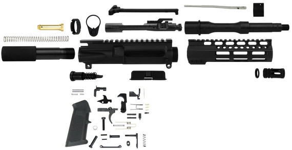 TacFire SSPK223LPK PST Build Kit w/LPK .223 Wylde Build Kit w/LPK 7.50 in Barrel Black Parkerized*Sports South Exclusive